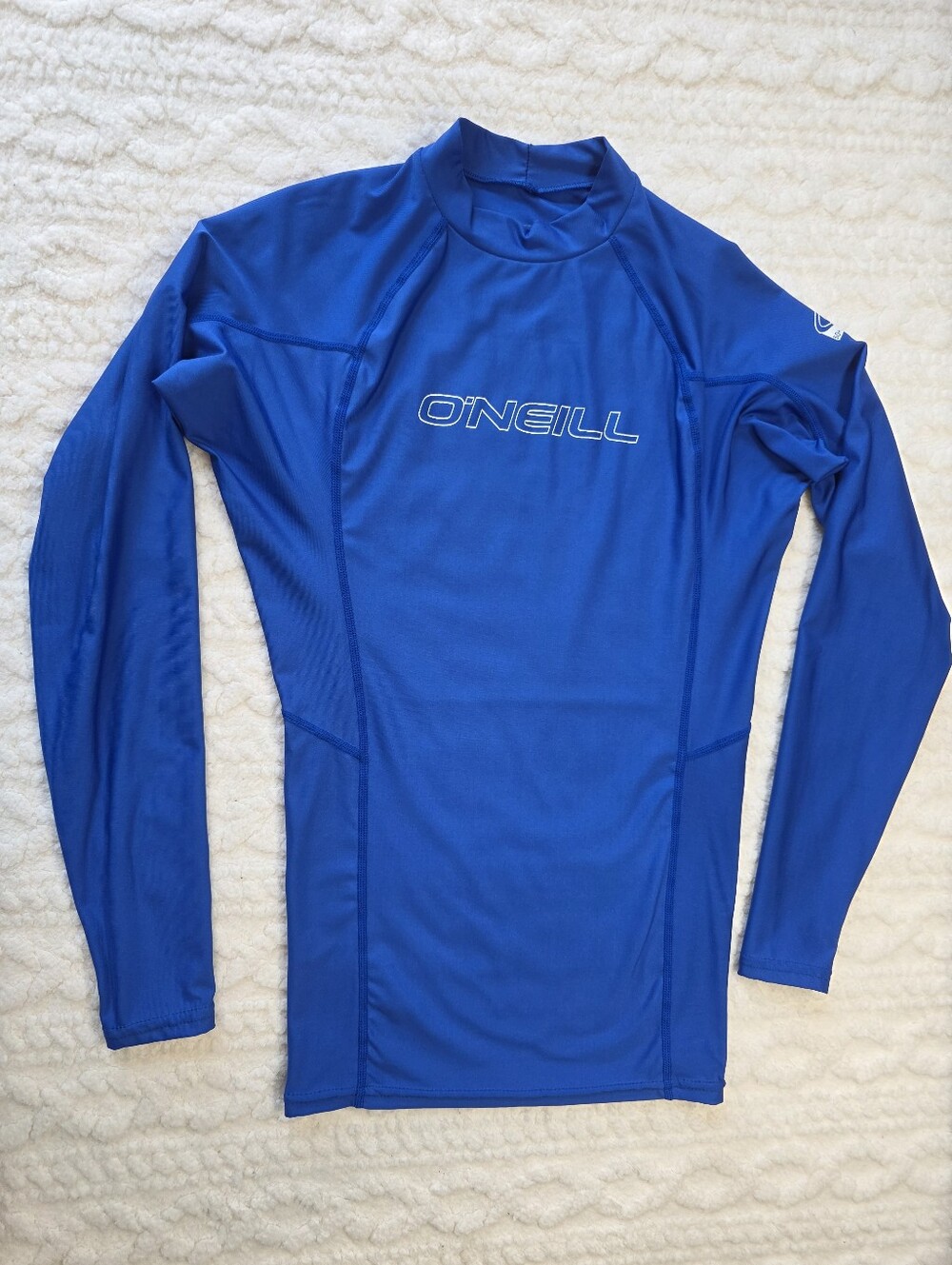 O’Neill Blue Long Sleeve UPF 50+ Rash Guard Swim Shirt Size S